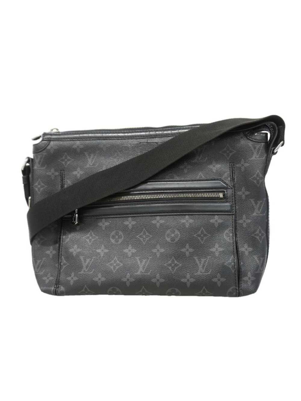 Louis Vuitton Shoulder Bag Monogram Eclipse Odyssey Messenger PM Black